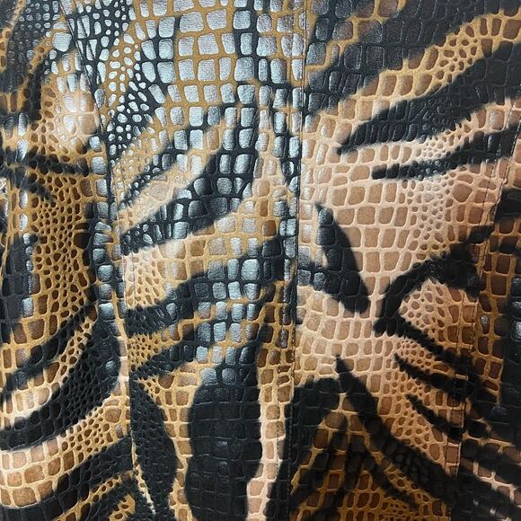 Vintage Women’s Selene Sport Animal‎ Print Coat Button Front Size Medium - Picture 6 of 8